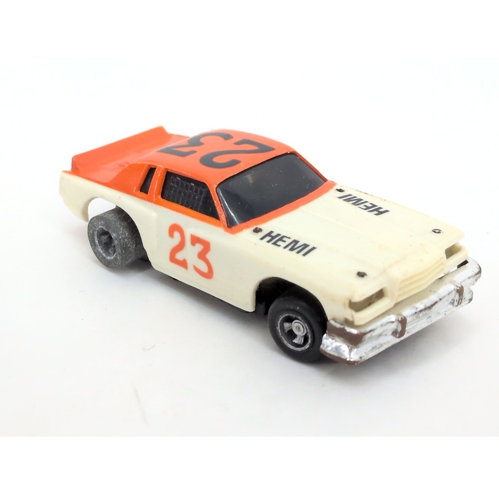 Vintage Ideal TCR Slot Car 1977 Hemi Stock Car No. 23 HO Scale RARE!